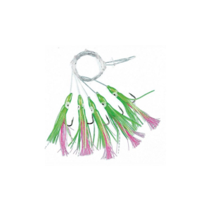 FLADEN Green Pink Muppet 5 Hook Rig