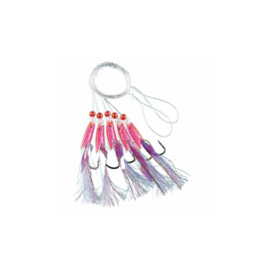 FLADEN Hokki Pink Tail 5 Hook Rig