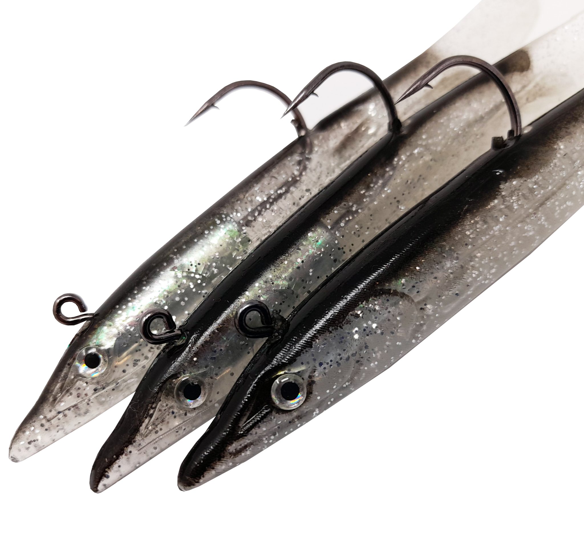 2 Packs 10cm 10g Fladen Weighted Portland Eels