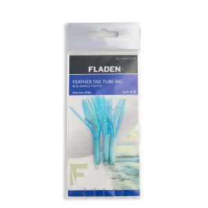 FLADEN Sparkle Tempter Feather Tail Tube Rig  - Mainline 60lbs