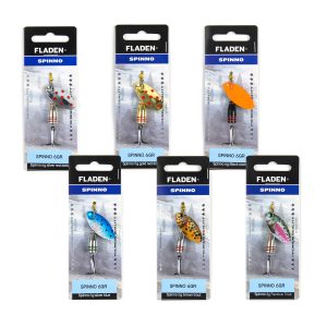 Fladen Spinno Spinner 6g Fishing Lure, Teardrop Blade Spinner for Trout, Perch and Coarse Fishing UK